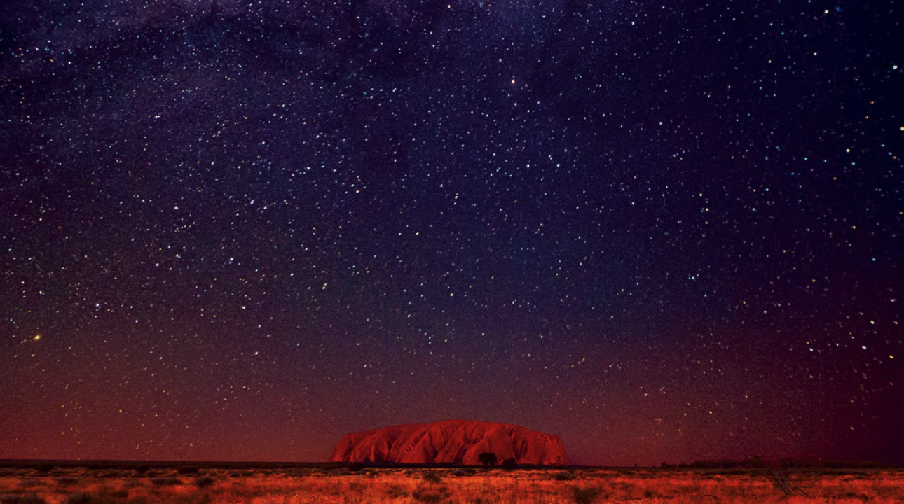 Stunning Ayers Rock backdrop