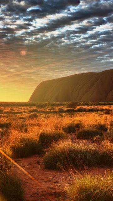 Sunrise over Uluru