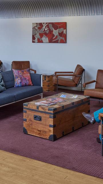 Reception at The Outback Lodge, Ayers Rock Resort